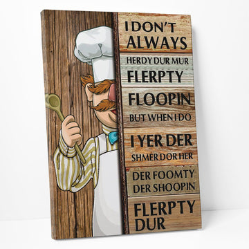 Gearhumans 3D Swedish Chef Custom Canvas