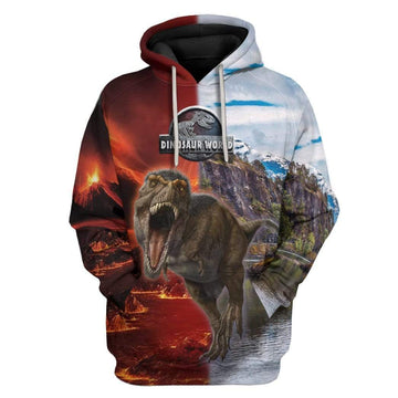 Gearhumans 3D T Rex Custom Hoodie Apparel