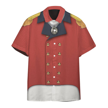 Gearhuman 3D Tecumseh Custom Short Sleeve Shirt GW171146 Short Sleeve Shirt Short Sleeve Shirt S 