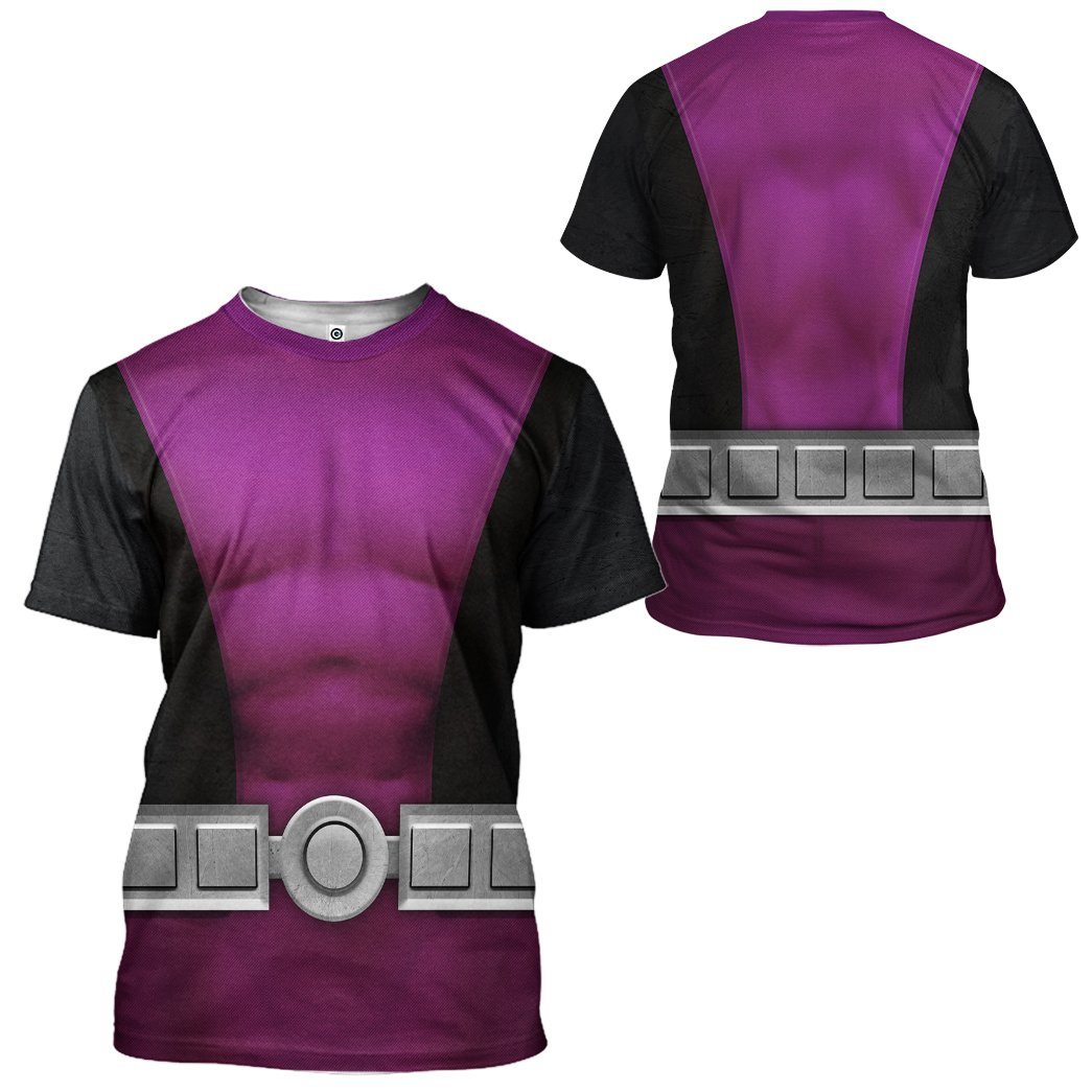 Gearhuman 3D Teen Titan Beast Boy Cosplay Custom Tshirt Hoodie Apparel GK05014 3D Apparel 