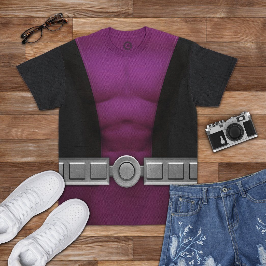 Gearhuman 3D Teen Titan Beast Boy Cosplay Custom Tshirt Hoodie Apparel GK05014 3D Apparel 