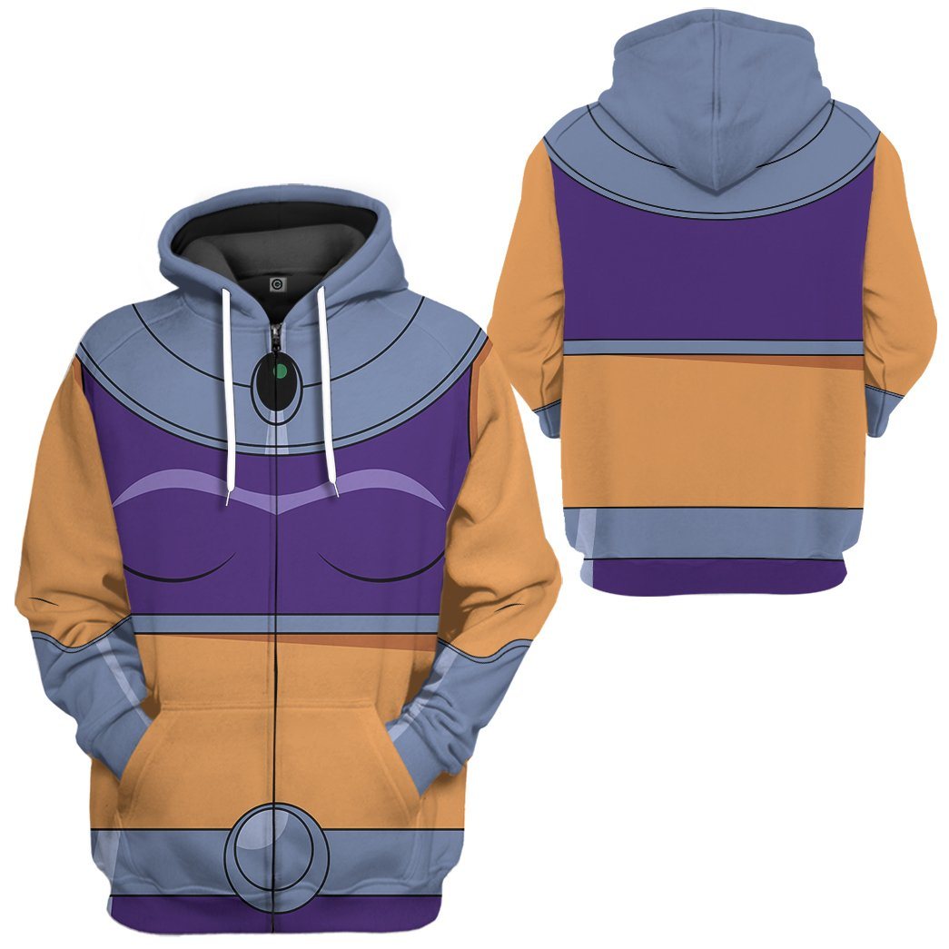 Gearhuman 3D Teen Titan Starfire Cosplay Custom Tshirt Hoodie Apparel GK05013 3D Apparel 