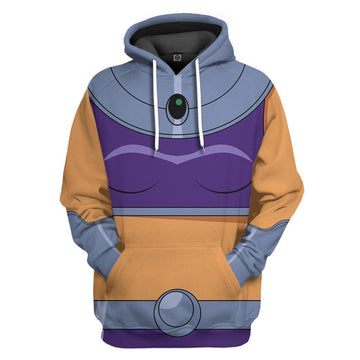 Gearhuman 3D Teen Titan Starfire Cosplay Custom Tshirt Hoodie Apparel GK05013 3D Apparel Hoodie S 