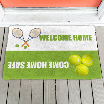 Gearhumans 3D Tennis Welcome Home Custom Doormat