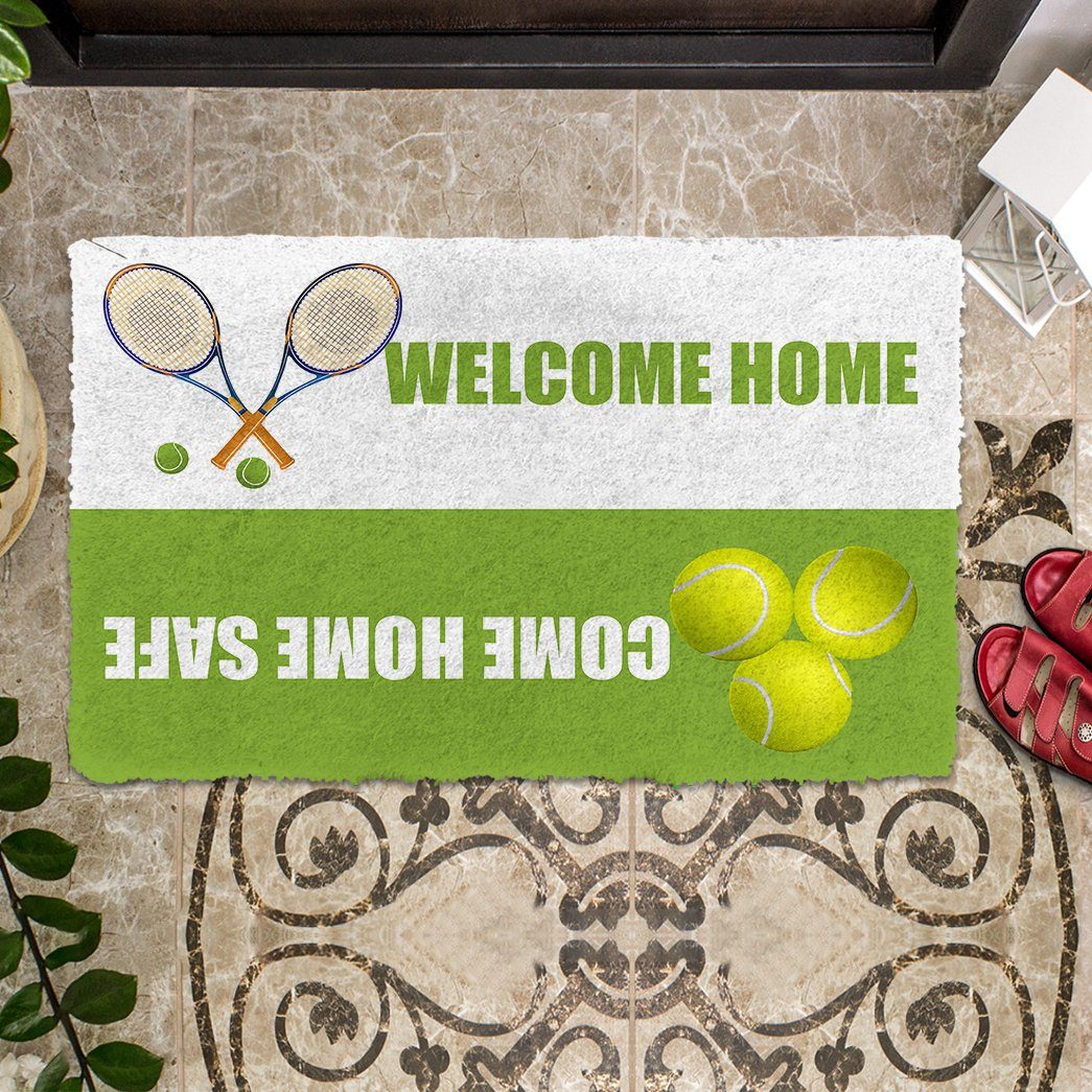 Gearhuman 3D Tennis Welcome Home Custom Doormat GB170210 Doormat