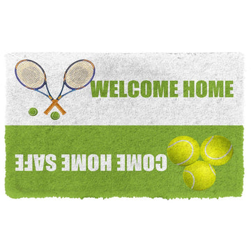 Gearhuman 3D Tennis Welcome Home Custom Doormat GB170210 Doormat Doormat S(15,8''x23,6'')