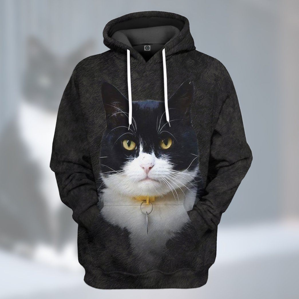 Gearhuman 3D Texudo Cat Tshirt Hoodie Apparel GV08031 3D Apparel