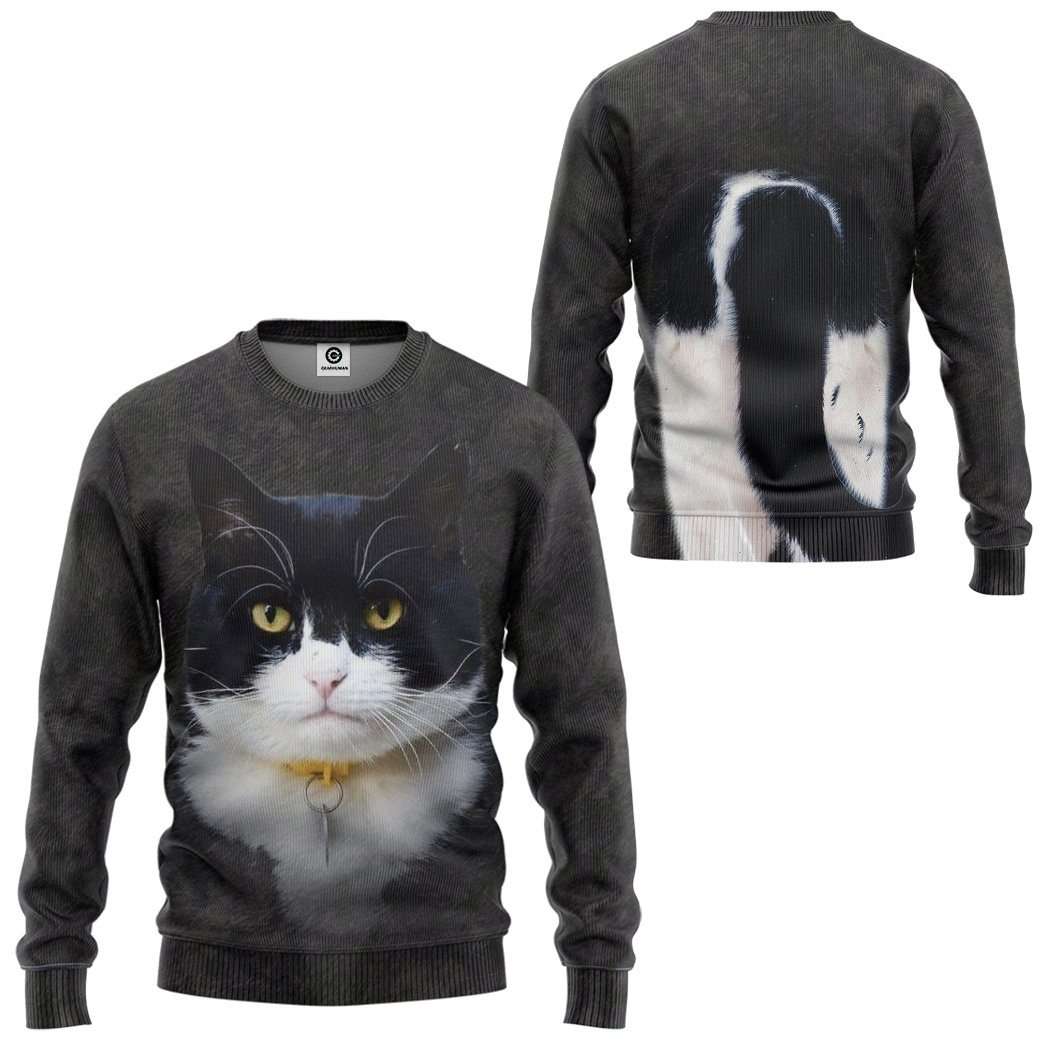 Gearhuman 3D Texudo Cat Tshirt Hoodie Apparel GV08031 3D Apparel