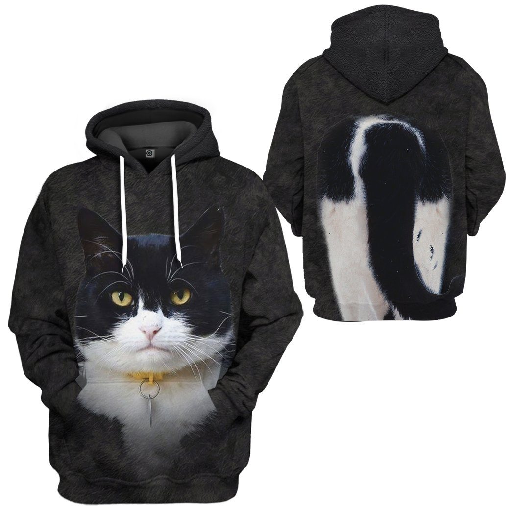 Gearhuman 3D Texudo Cat Tshirt Hoodie Apparel GV08031 3D Apparel