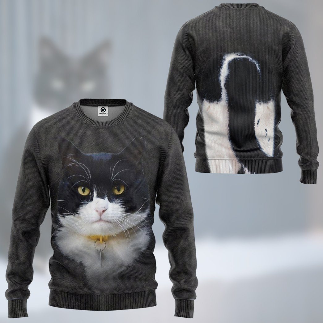 Gearhuman 3D Texudo Cat Tshirt Hoodie Apparel GV08031 3D Apparel