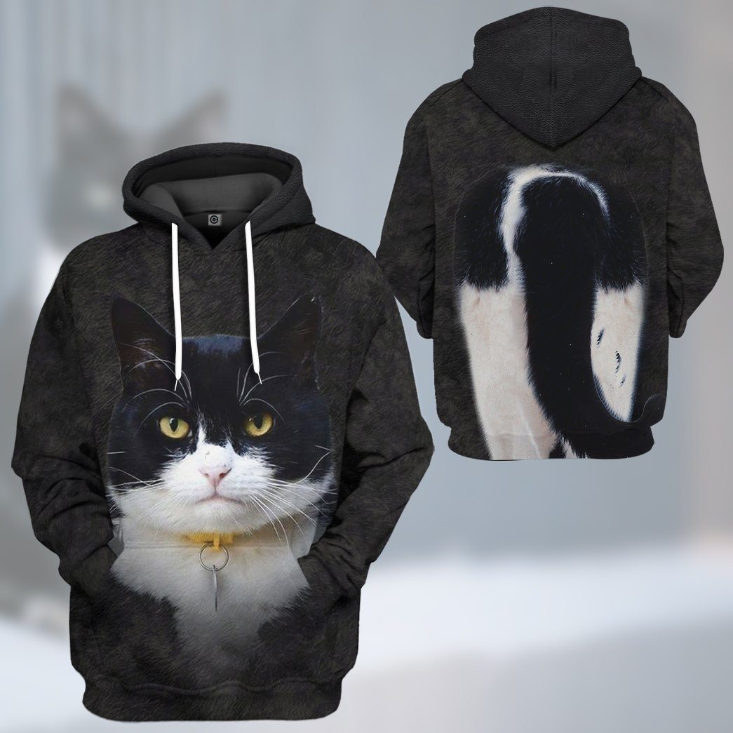 Gearhuman 3D Texudo Cat Tshirt Hoodie Apparel GV08031 3D Apparel