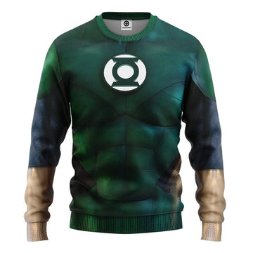 Gearhuman 3D The Green Lantern Custom Sweatshirt Apparel GW24097 Sweatshirt Sweatshirt S 
