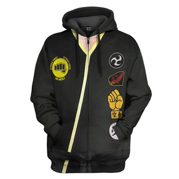 Gearhumans 3D The Karate Kid Cobra Kai Japan Taekwondo Uniform Custom Hoodie Apparel