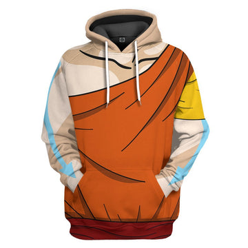 Gearhumans 3D The Last Airbender Aang Outfit Tshirt Hoodie Apparel