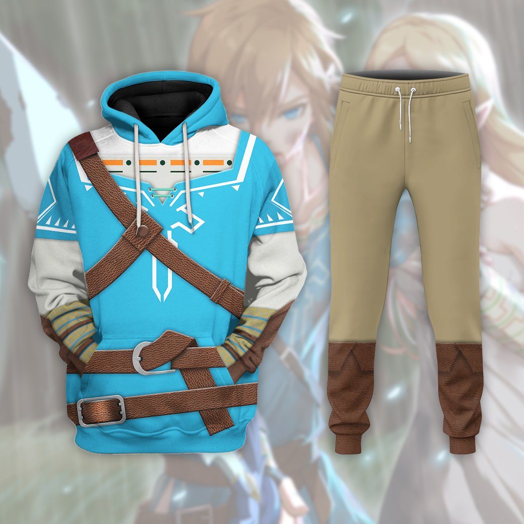 Gearhuman 3D The Legend Of Zelda Link BOTW Cosplay Custom Sweatpants GK21015 Sweatpants 