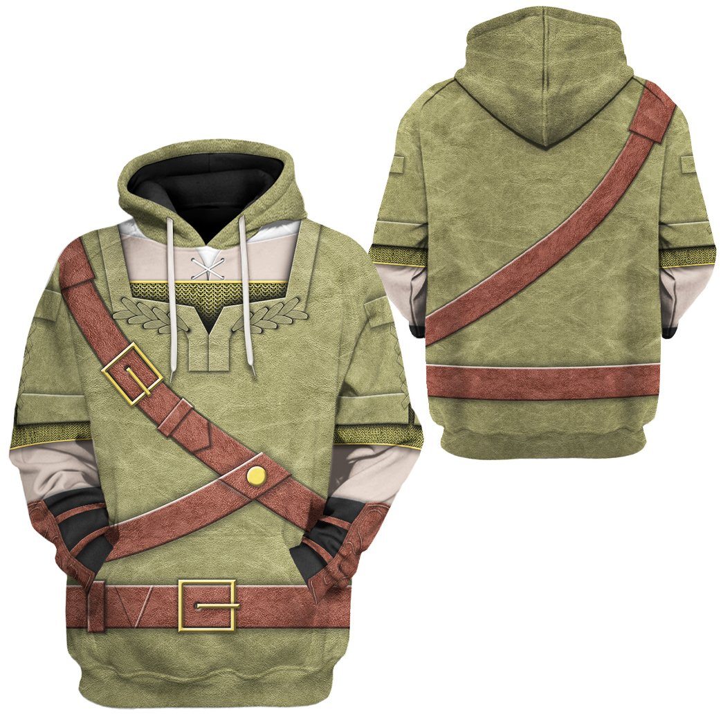 Gearhuman 3D The Legend Of Zelda Link Cosplay Custom Tshirt Hoodie Apparel GK21011 3D Apparel
