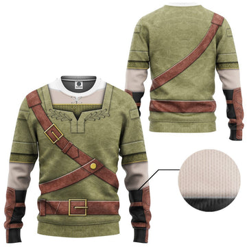 Gearhumans 3D The Legend Of Zelda Link Cosplay Custom Tshirt Hoodie Apparel