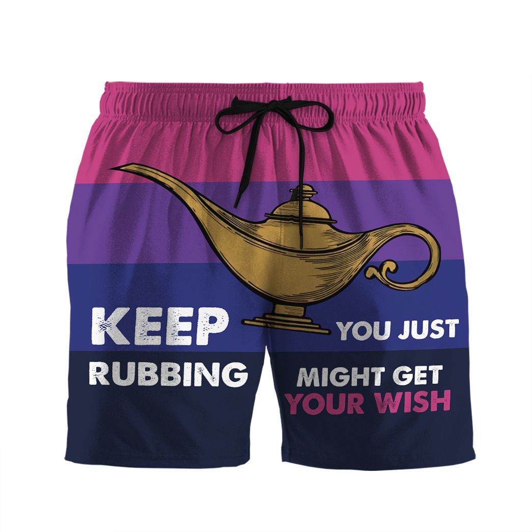 Gearhuman 3D The Magic Lamp Shorts ZK0107212 Men Shorts Beach Shorts S 