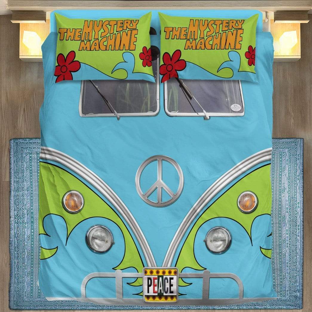 Gearhuman 3D The Mystery Machine Hippie Van Custom Bedding Set GV24088 Bedding Set 