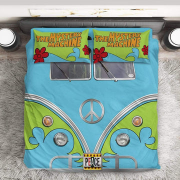 Gearhumans 3D The Mystery Machine Hippie Van Custom Bedding Set