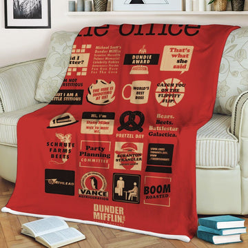 Gearhumans 3D The Office Custom Quilt Blanket