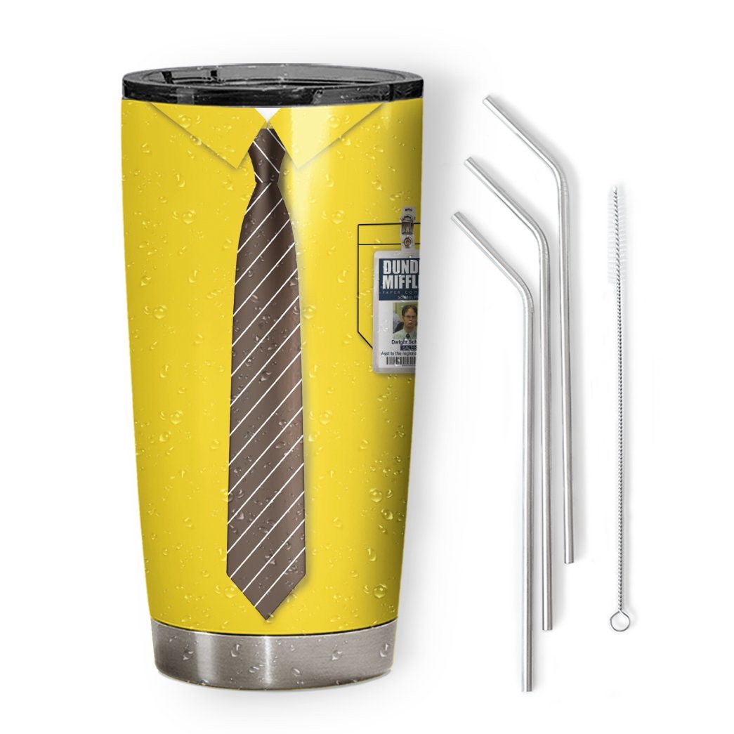Dwight the office 20 oz insulated stainless steel tumbler with