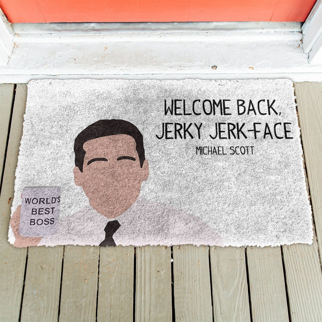 Gearhuman 3D The Office Michael Scott Welcome Back Custom Doormat GW04033 Doormat