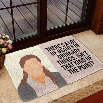 Gearhumans 3D The Office Pam Beesly Custom Doormat