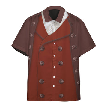 Gearhuman 3D Thomas Paine Custom Short Sleeve Shirt GV171118 Short Sleeve Shirt Short Sleeve Shirt S 
