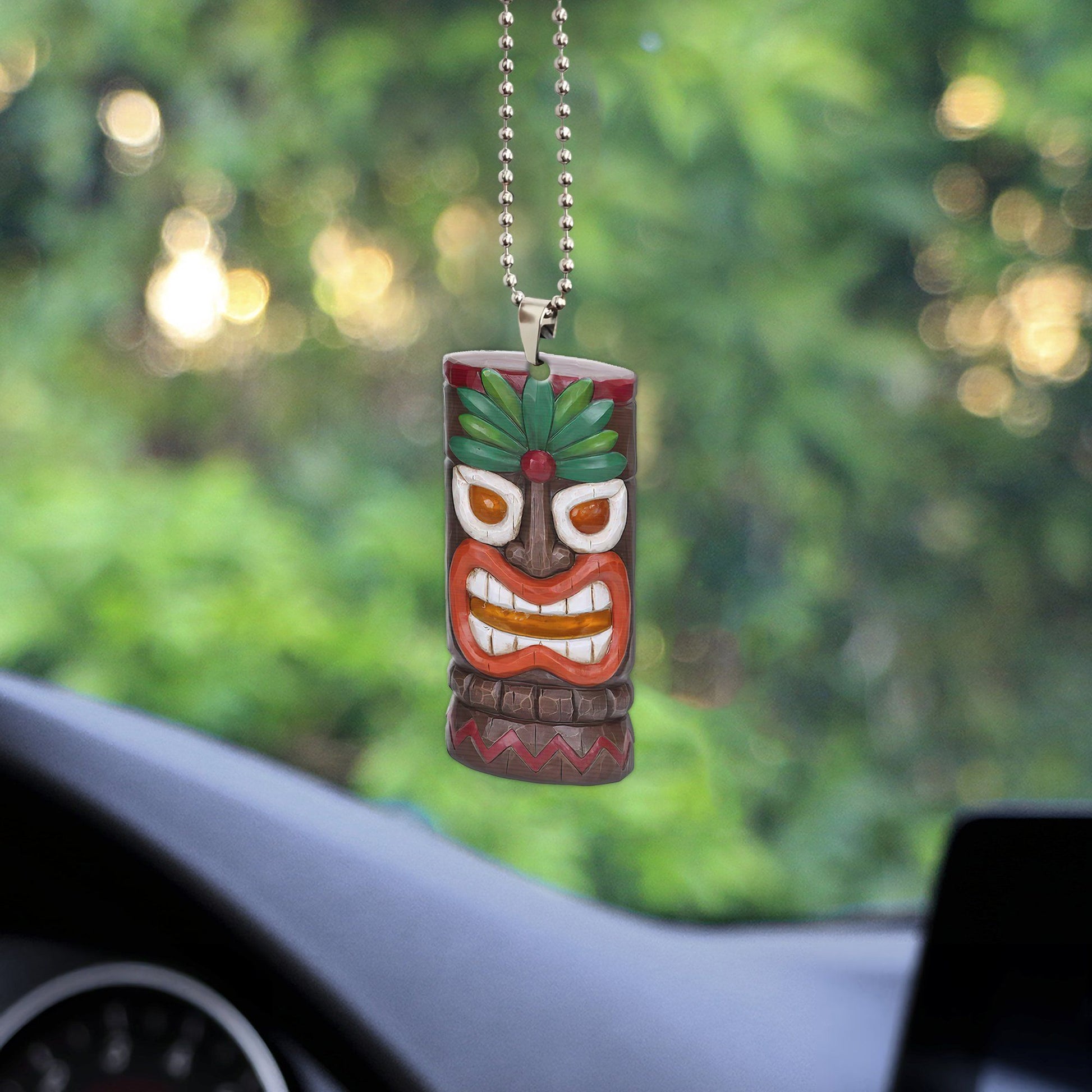 Gearhuman 3D Tiki Head Car Hanging ZK1806213 Car Hanging 