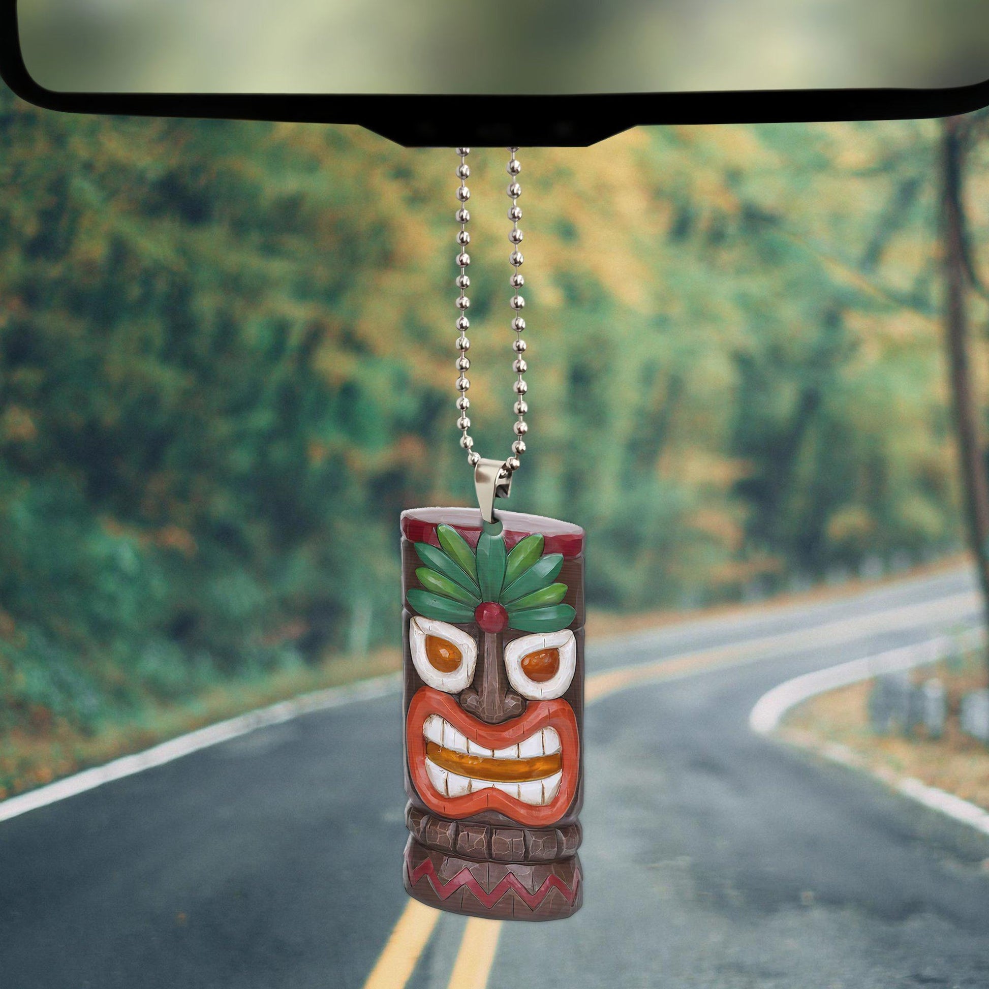 Gearhuman 3D Tiki Head Car Hanging ZK1806213 Car Hanging 