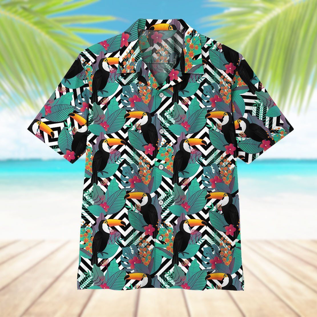 Gearhuman 3D Toco Toucan Hawaii Shirt ZK0706219 Hawai Shirt 