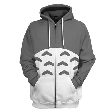 Gearhumans 3D Totoro Custom Hoodie Apparel