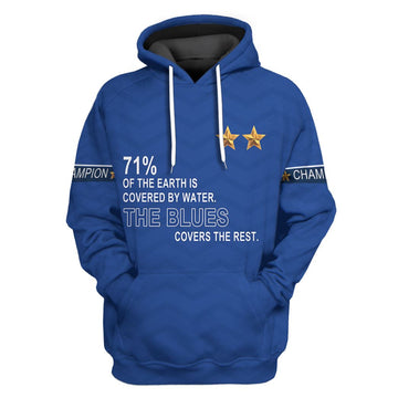 Gearhuman 3D True Blues Tshirt Hoodie Apparel