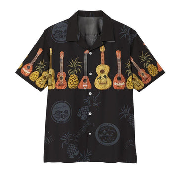 Gearhuman 3D Ukulele Hawaii Shirt