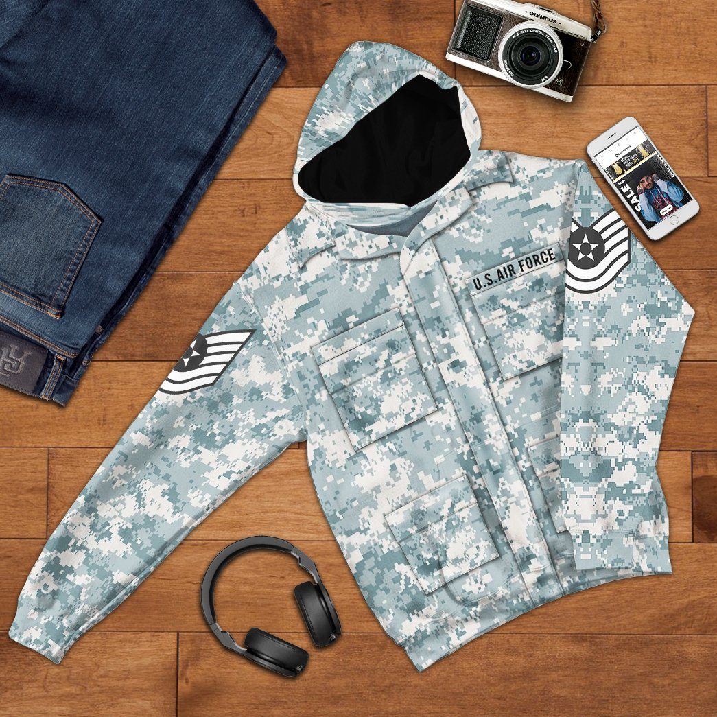 Gearhuman 3D US Airforce Airman Battle Uniform Tshirt Hoodie Apparel GK081217 3D Apparel 