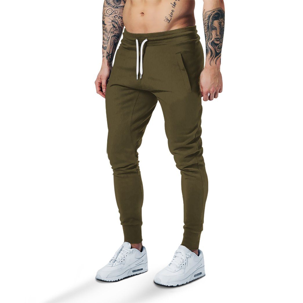 Gearhuman 3D US Green Army Custom Sweatpants GK081220 Sweatpants Sweatpants S 