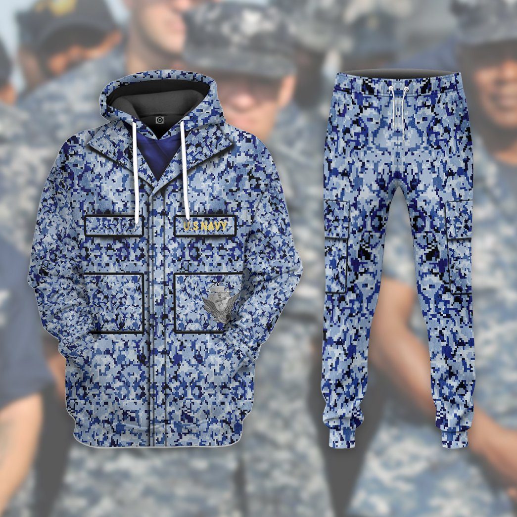 Gearhuman 3D US Navy Uniform Sweatpants GK081214 Sweatpants 