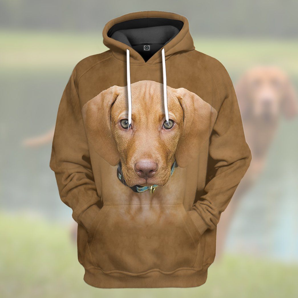 Gearhuman 3D Vizsla Dog Tshirt Hoodie Apparel GV05039 3D Apparel