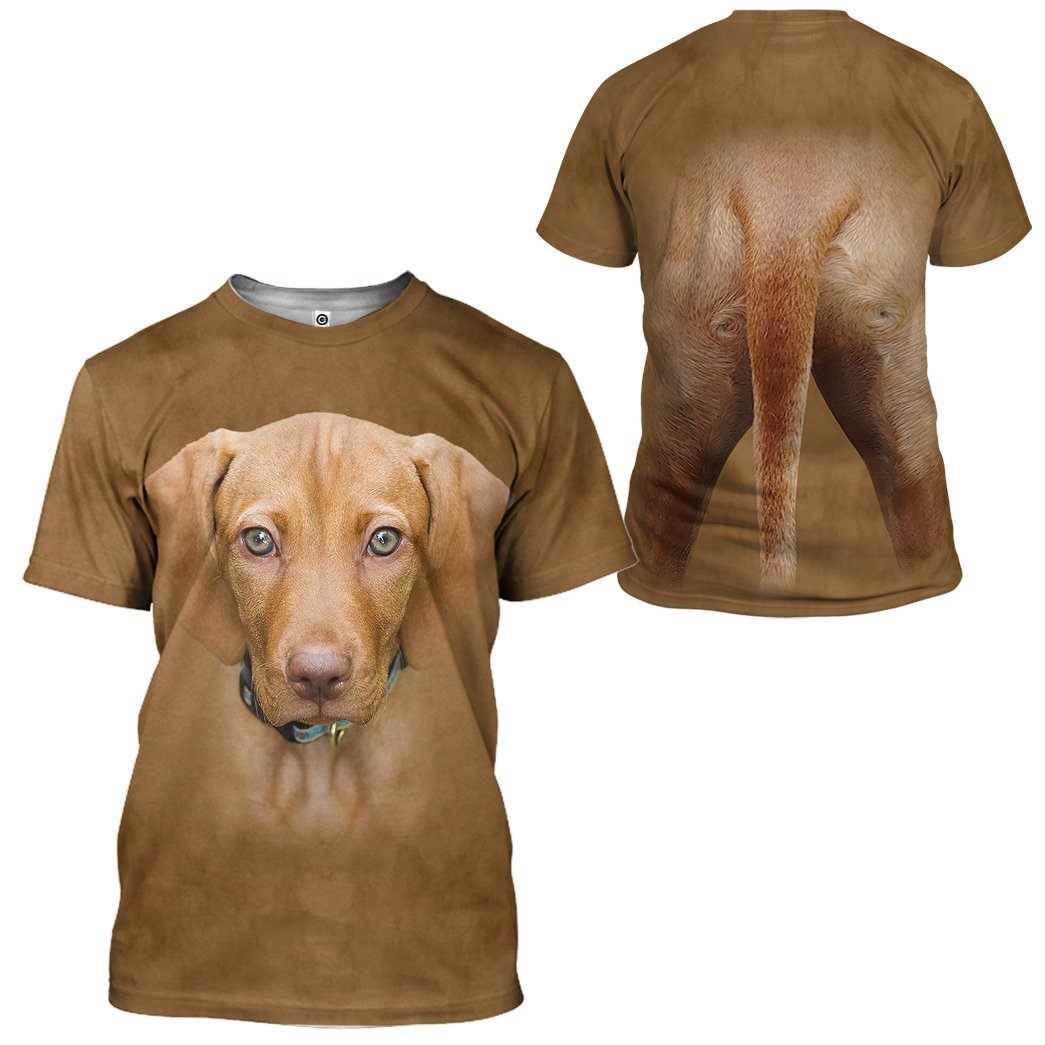 Gearhuman 3D Vizsla Dog Tshirt Hoodie Apparel GV05039 3D Apparel