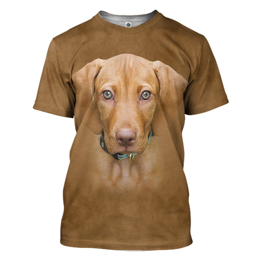 Gearhuman 3D Vizsla Dog Tshirt Hoodie Apparel GV05039 3D Apparel T-Shirt S