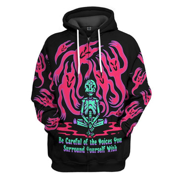 Gearhumans 3D Voices Custom Hoodie Apparel