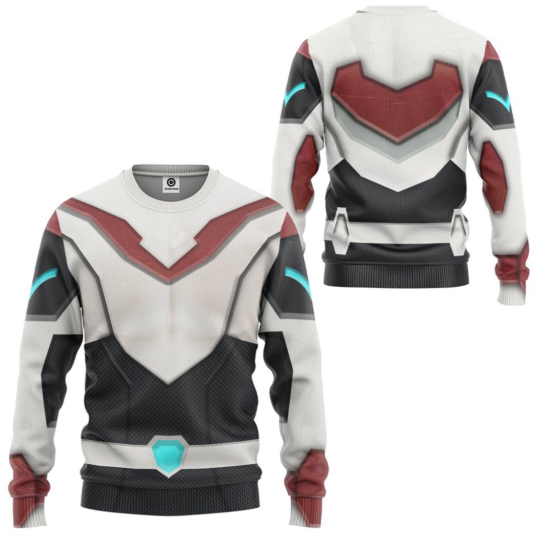 Gearhuman 3D Voltron Legendary Defender Keith Kogane Armor Custom Tshirt Hoodie Apparel GK130111 3D Apparel 