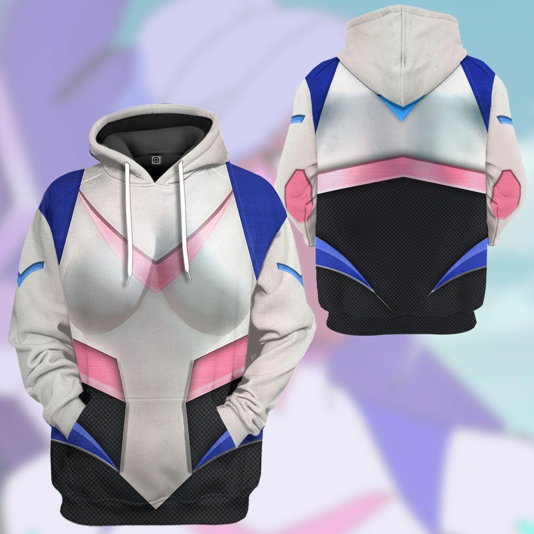 Gearhuman 3D Voltron Legendary Defender Princess Alura Armor Custom Tshirt Hoodie Apparel GK13013 3D Apparel 