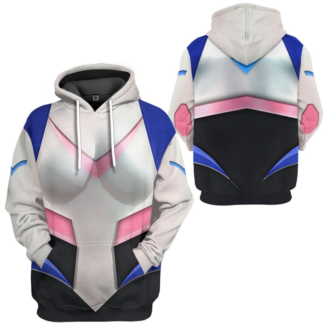 Gearhuman 3D Voltron Legendary Defender Princess Alura Armor Custom Tshirt Hoodie Apparel GK13013 3D Apparel 