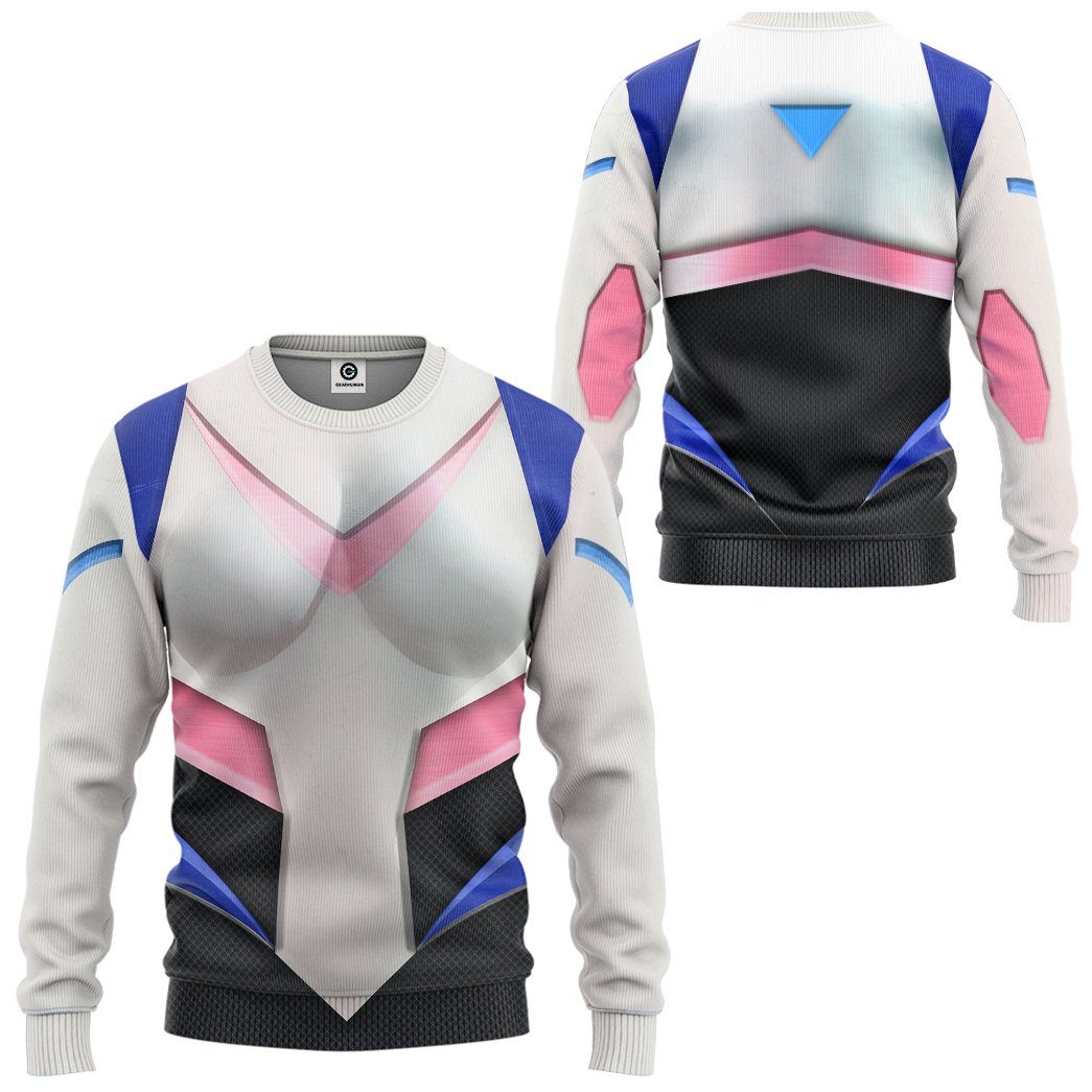 Gearhuman 3D Voltron Legendary Defender Princess Alura Armor Custom Tshirt Hoodie Apparel GK13013 3D Apparel 