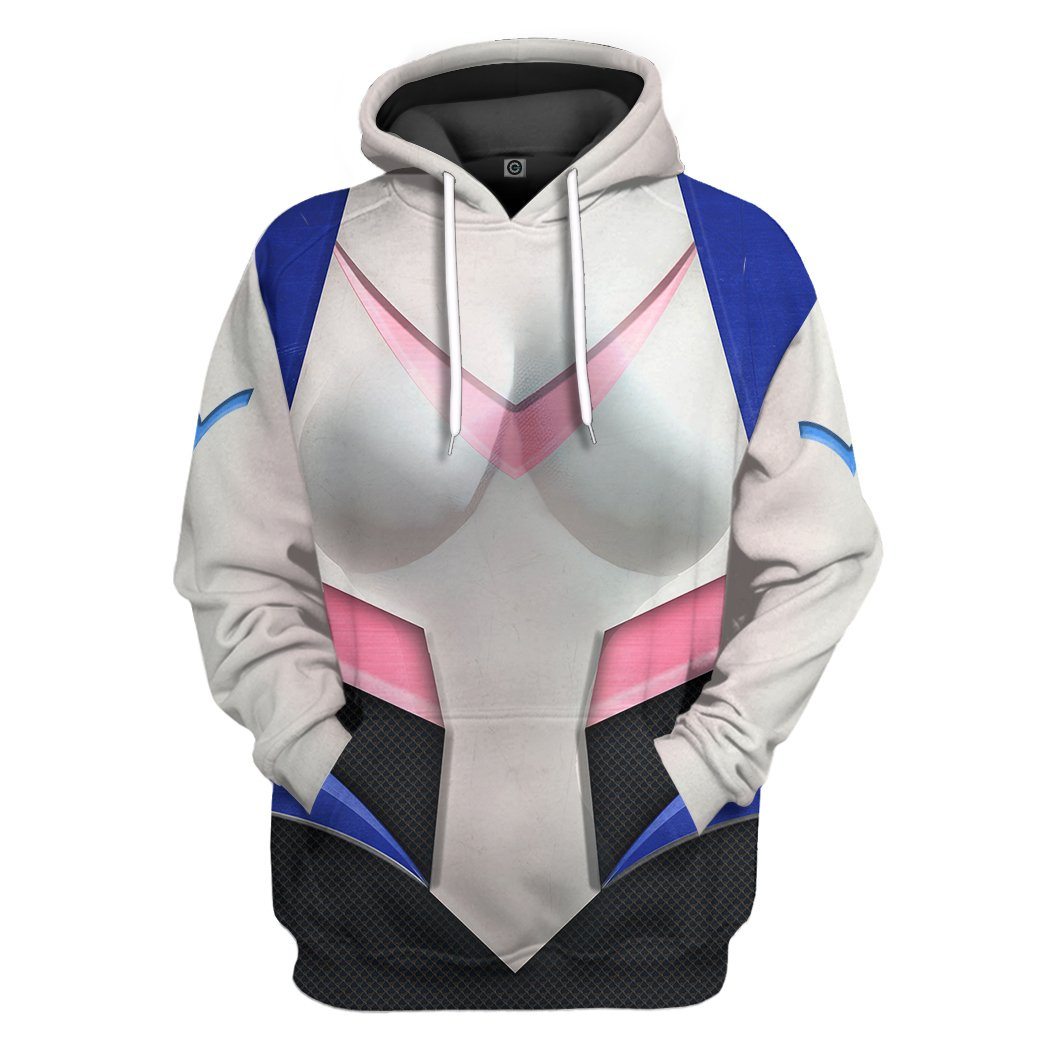 Gearhuman 3D Voltron Legendary Defender Princess Alura Armor Custom Tshirt Hoodie Apparel GK13013 3D Apparel Hoodie S 