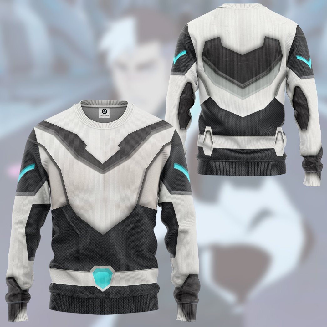 Gearhuman 3D Voltron Legendary Defender Shiro Armor Custom Tshirt Hoodie Apparel GK13015 3D Apparel 