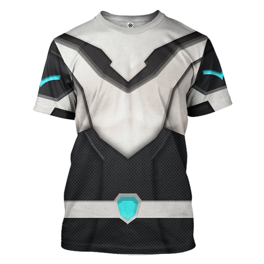Gearhuman 3D Voltron Legendary Defender Shiro Armor Custom Tshirt Hoodie Apparel GK13015 3D Apparel T-Shirt S 