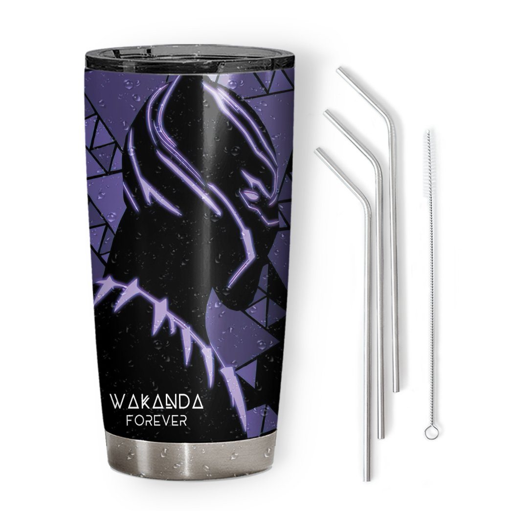Gearhuman 3D Wakanda Forever Custom Design Vacuum Insulated Tumbler GV010916 Tumbler 